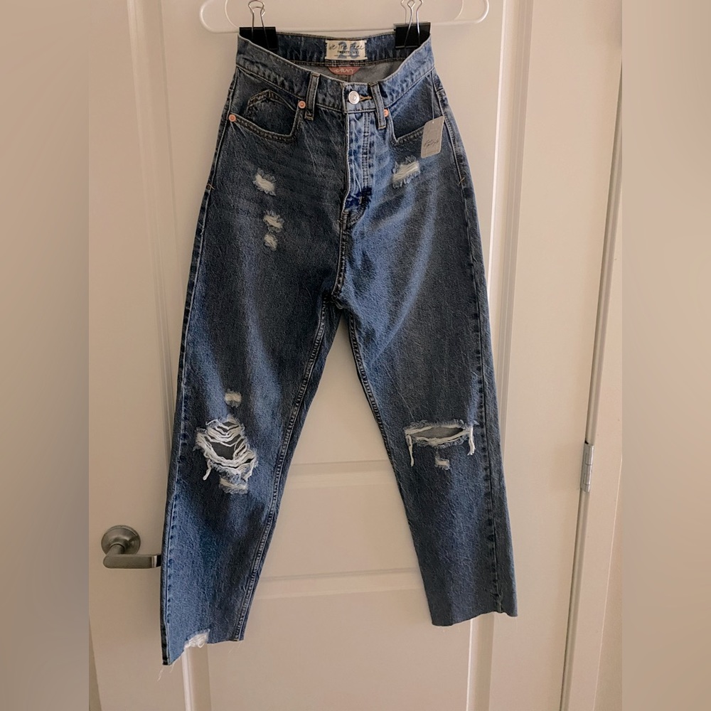 NWT We The Free Georgine Mom Jean